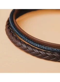 Bracelet Gemini Art marron