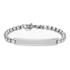 Bracelet Gourmette Fossil Knox Knurled acier