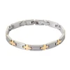 Bracelet homme Brillaxis acier