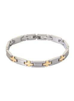 Bracelet homme Brillaxis acier