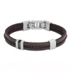 Bracelet homme Fossil cuir brun