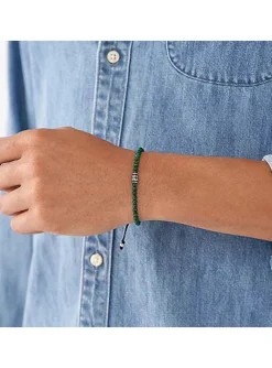 Bracelet homme Fossil perles en malachite