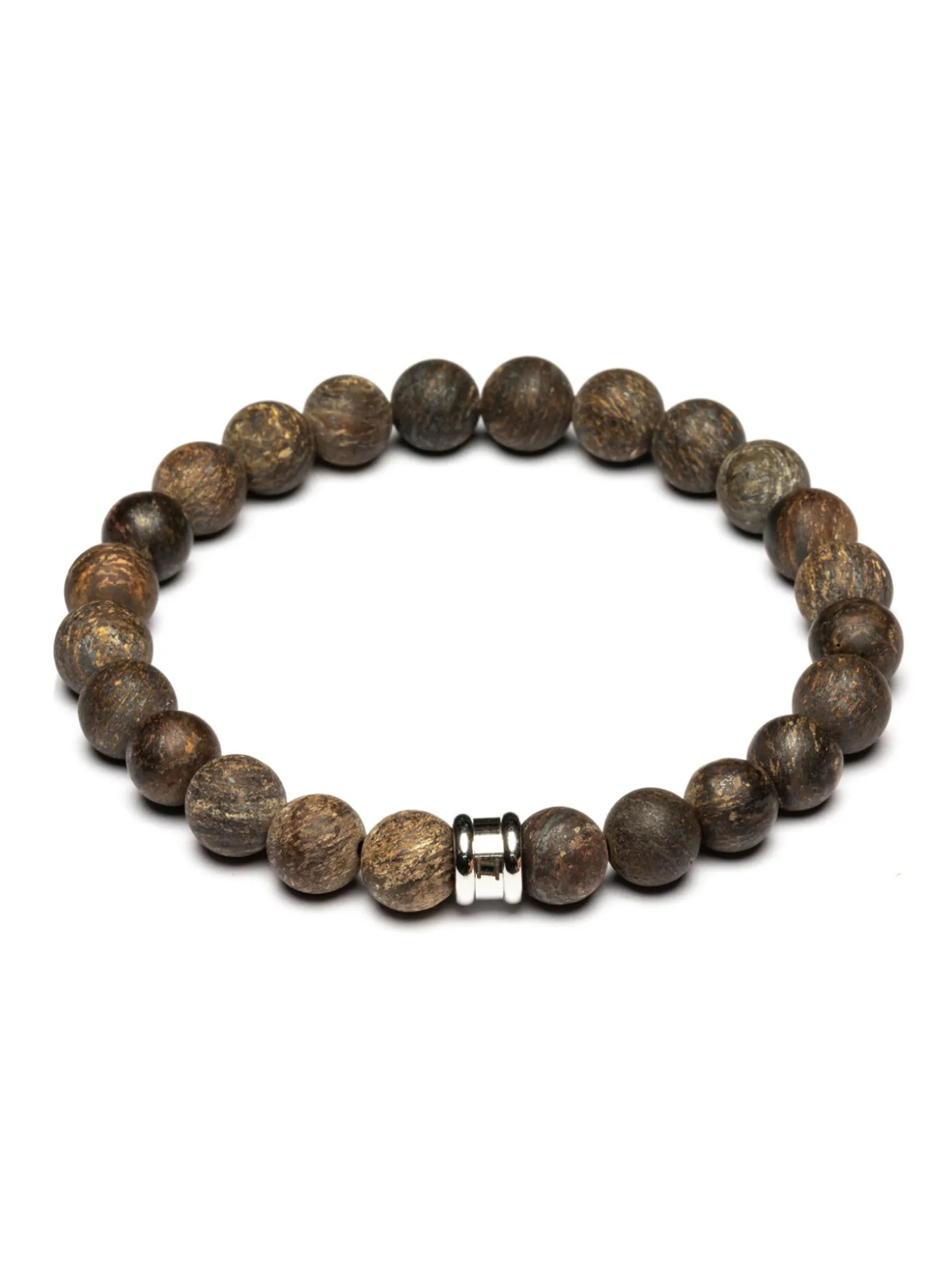 Bracelet homme Gemini Alpha Mat Brown bronzite