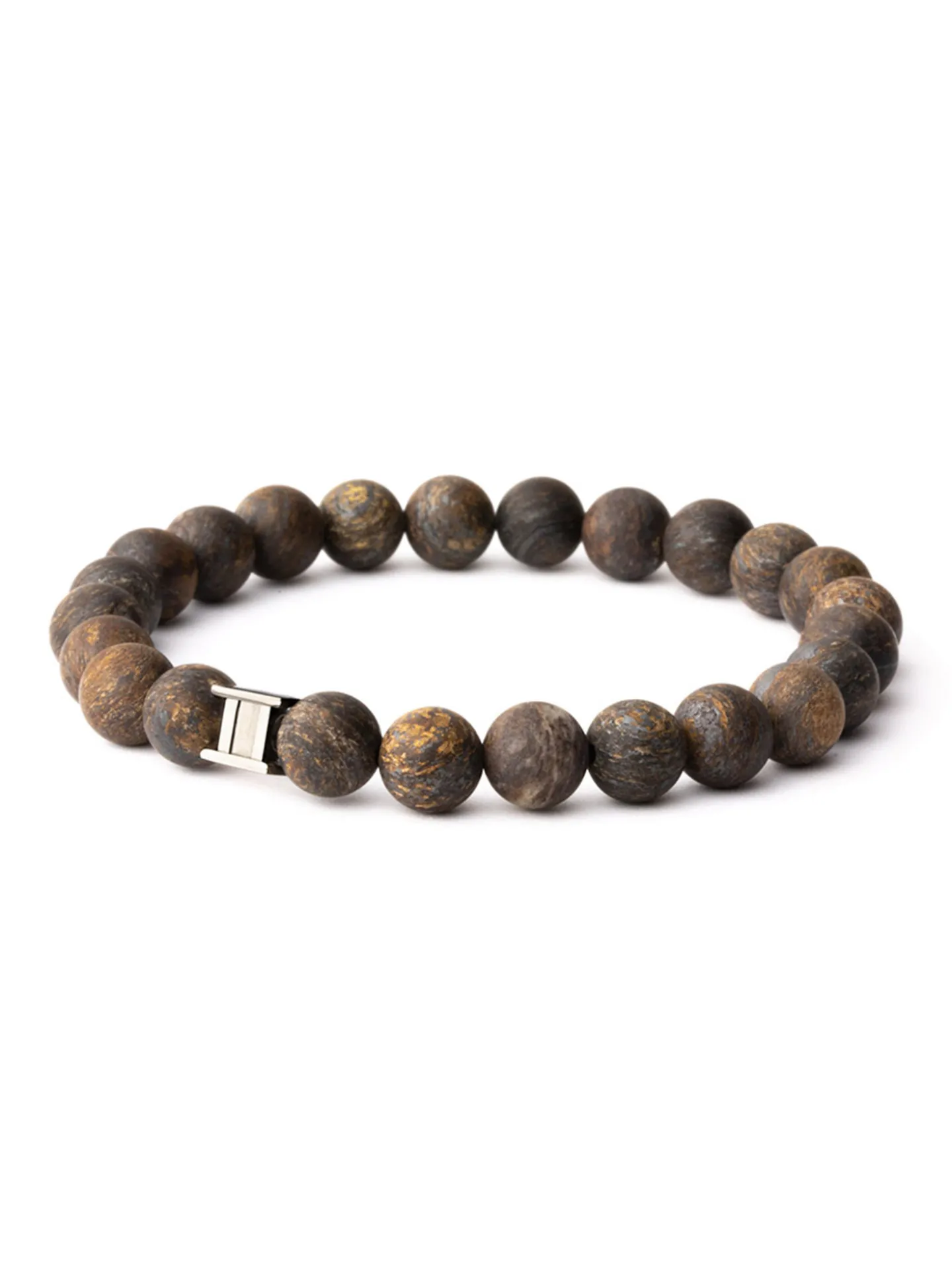 Bracelet homme Gemini Alpha Mat Brown bronzite