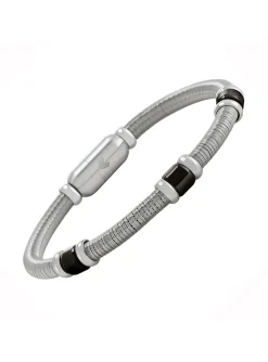 Bracelet homme JOURDAN acier bicolore