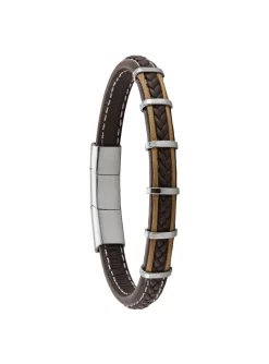 Bracelet homme Jourdan Kessel marron