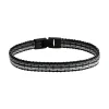 Bracelet homme Jourdan Orion_x005f_x000D_acier noir et gris