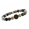 Bracelet homme Jourdan Yasur perles naturelles