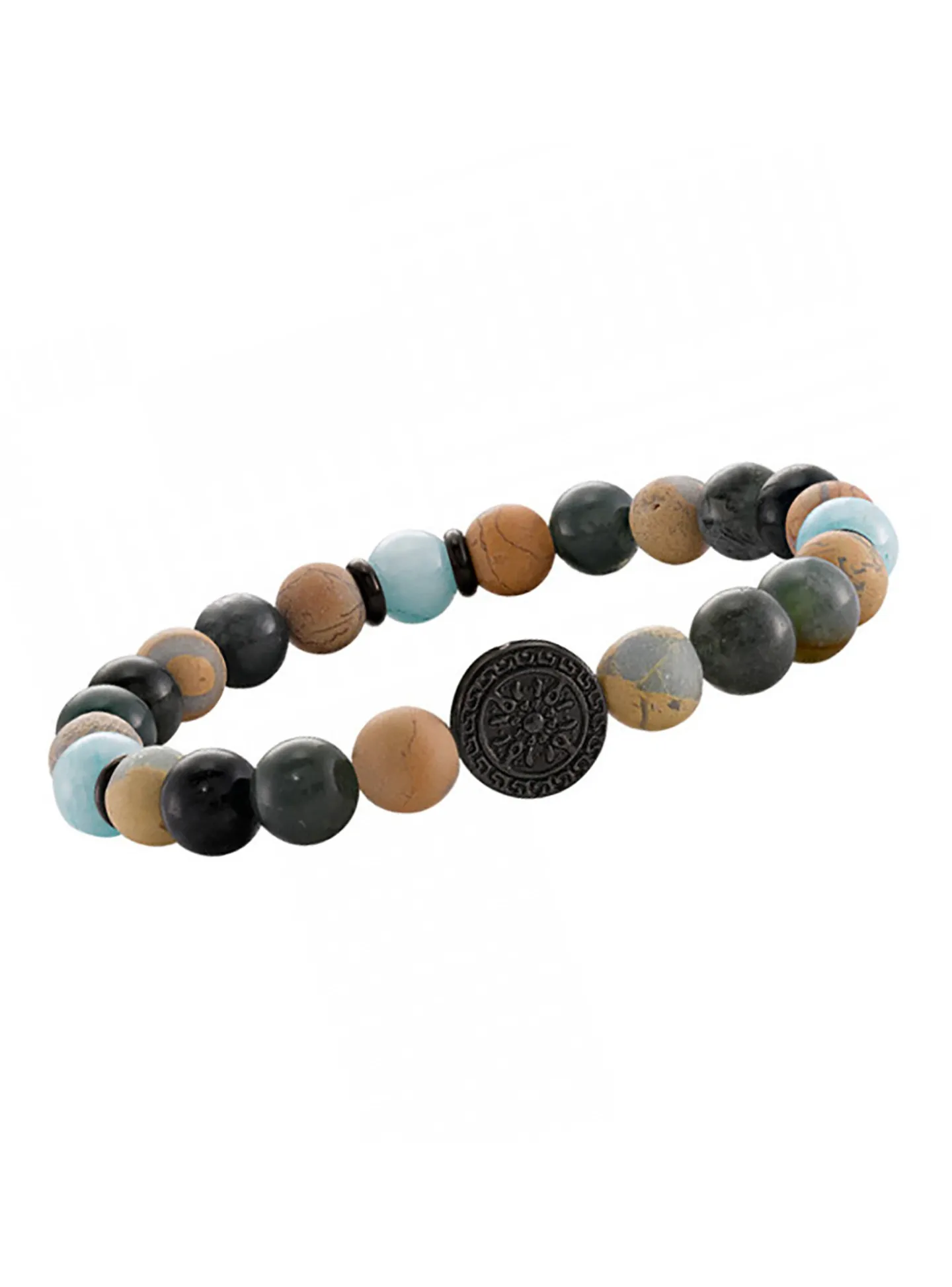 Bracelet homme Jourdan Yasur perles naturelles
