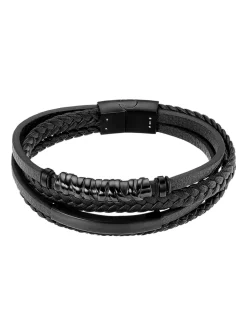 Bracelet homme Lotus Style Men In Black 4 rangs