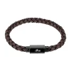 Bracelet homme Lotus Style Urban Man cuir marron