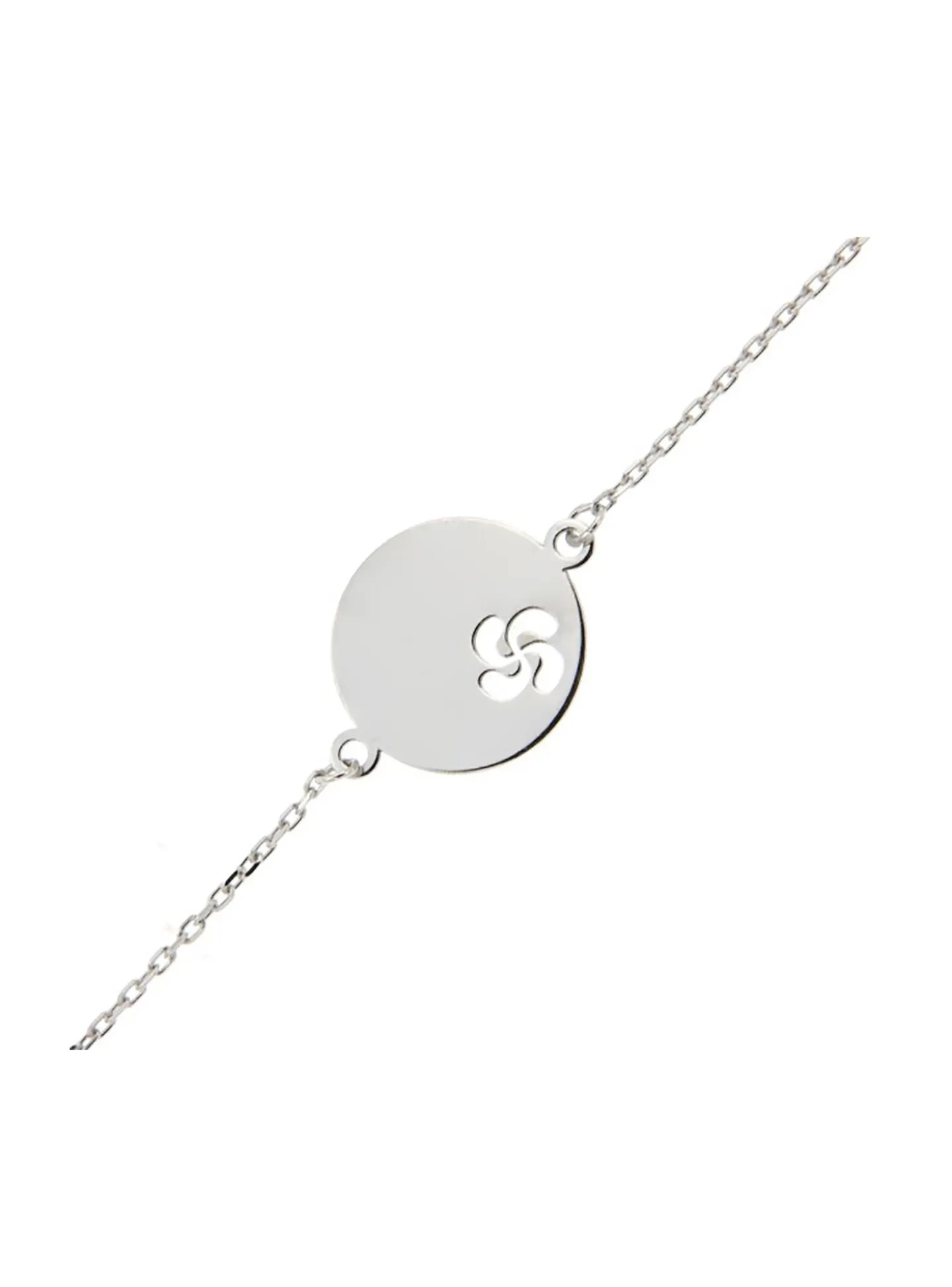 Bracelet identité bébé Brillaxis Lauburu ajouré