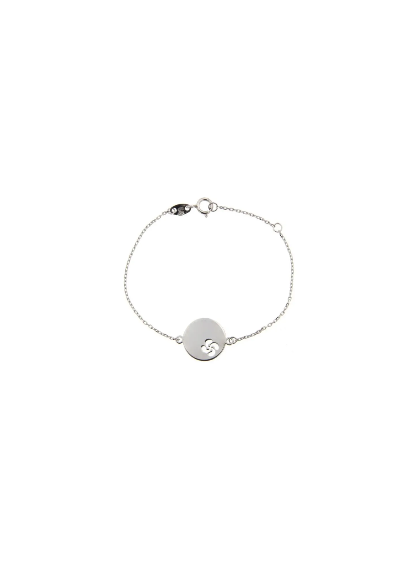 Bracelet identité bébé Brillaxis Lauburu ajouré