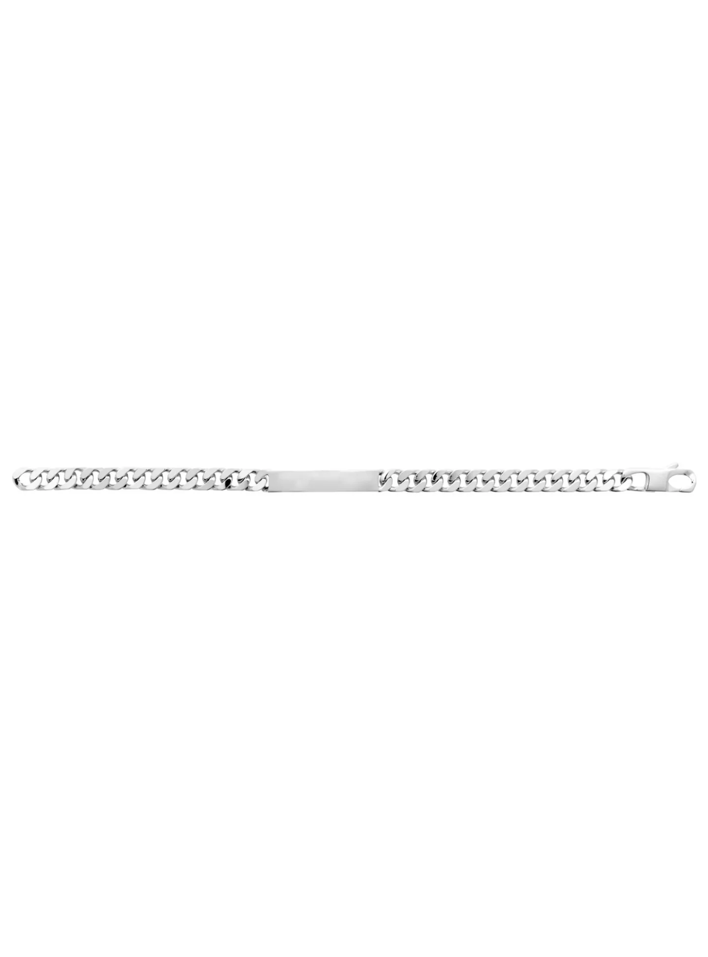 Bracelet identité Brillaxis argent