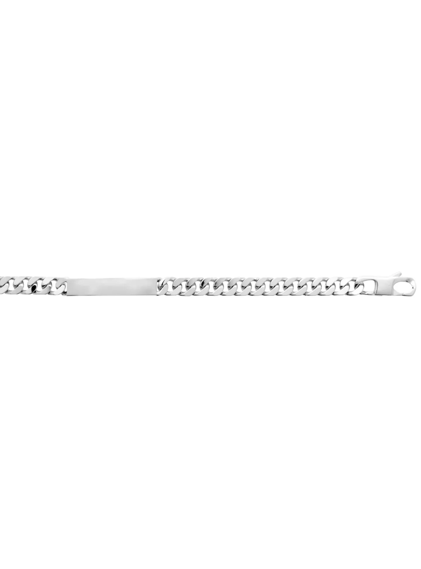 Bracelet identité Brillaxis argent