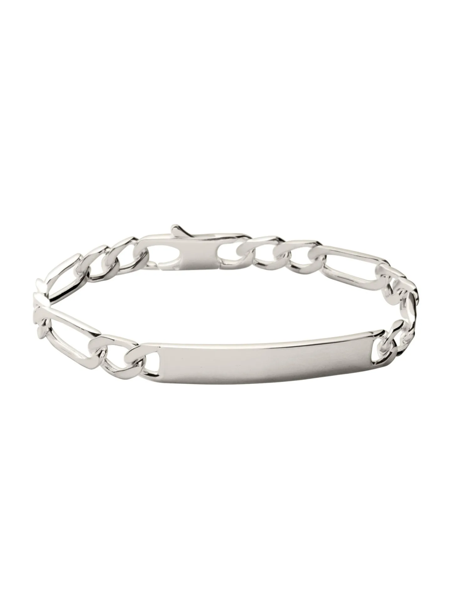 Bracelet identité homme Brillaxis argent