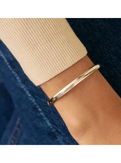 Bracelet jonc Agatha Lisa argent lisse