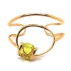 Bracelet jonc Andrea Marazzini Musa Citrino doré