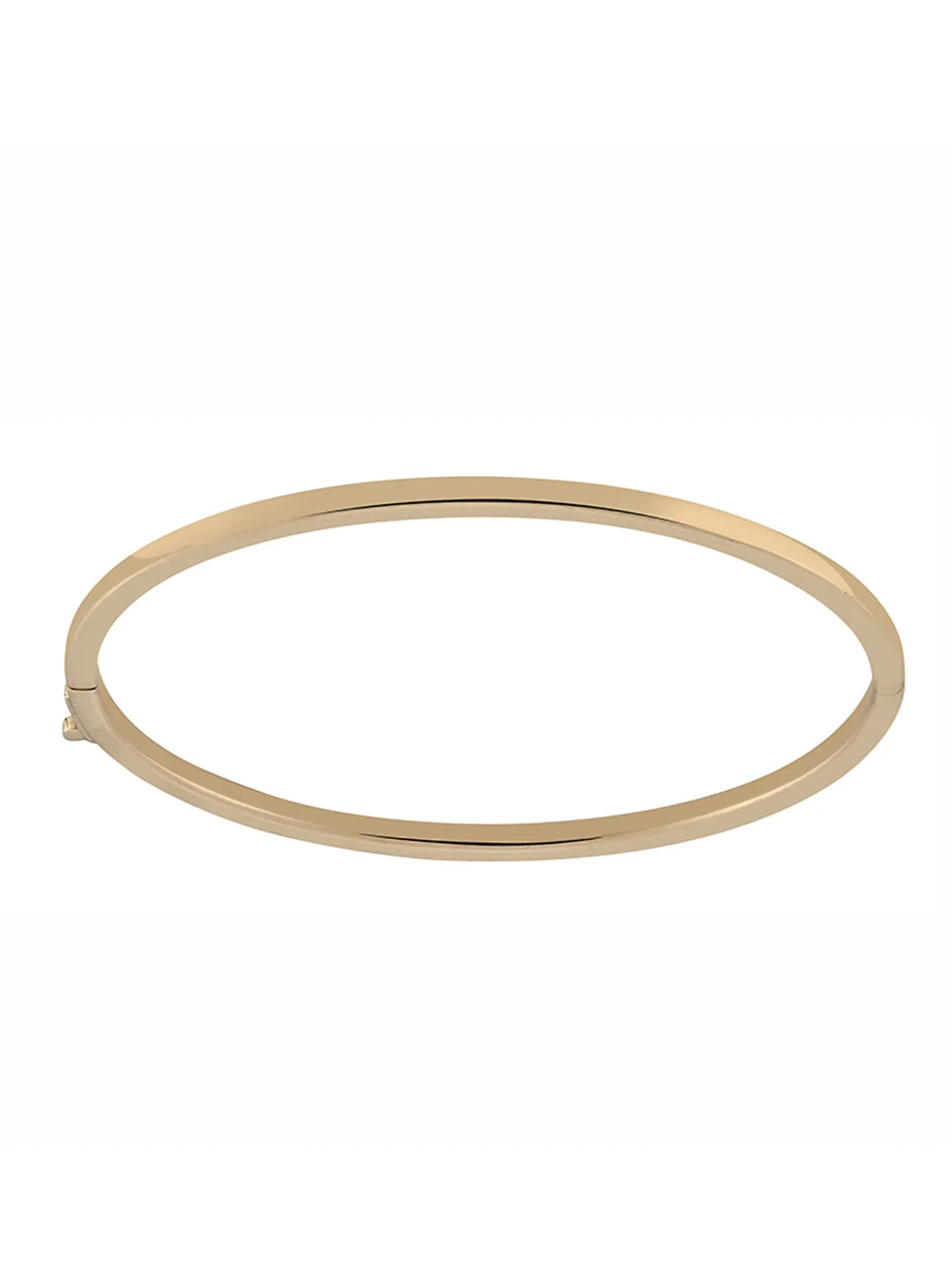 Bracelet jonc Brillaxis fil carré or jaune 18 carats