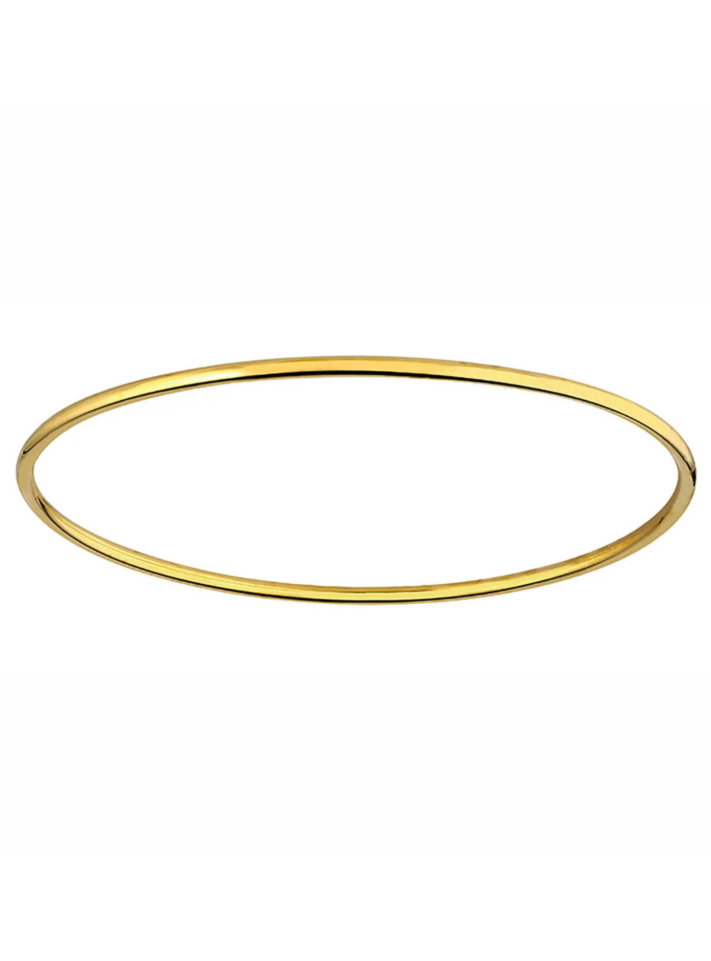 Bracelet jonc Brillaxis or 9 carats fil rond 2mm