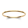 Bracelet jonc Brillaxis plaqué or 4 mm