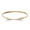 Bracelet jonc Brillaxis plaqué or