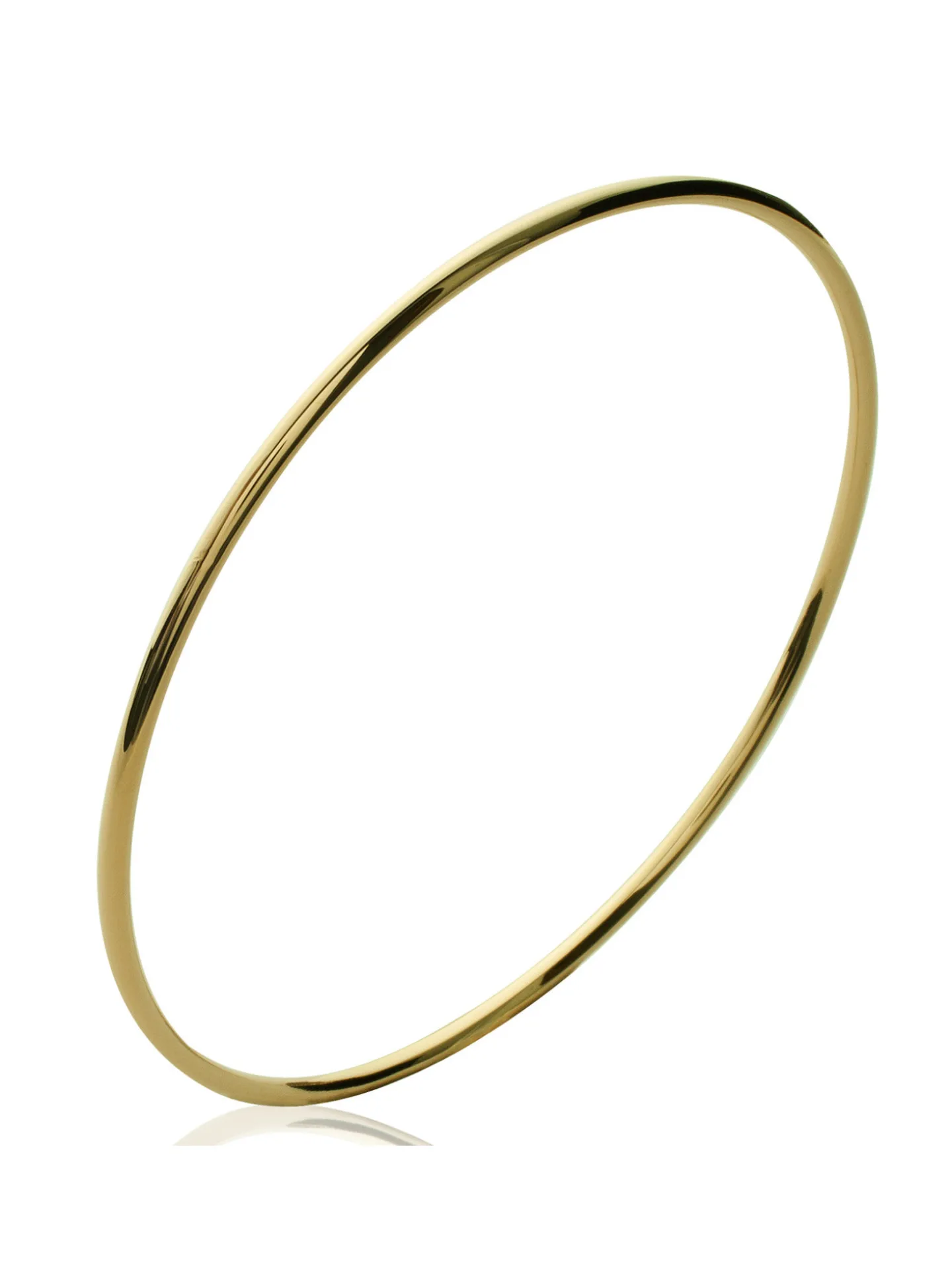 Bracelet jonc Brillaxis plaqué or jaune 62mm_x005f_x000D_fil 2mm