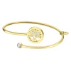 Bracelet jonc femme Lotus acier doré arbre de vie