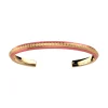 Bracelet jonc Les Cadettes Sunset_x005f_x000D_doré laqué corail