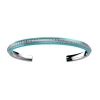 Bracelet jonc Les Cadettes Sunset laque turquoise