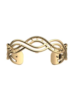 Bracelet jonc Les Georgettes Divine_x005f_x000D_doré 14 mm