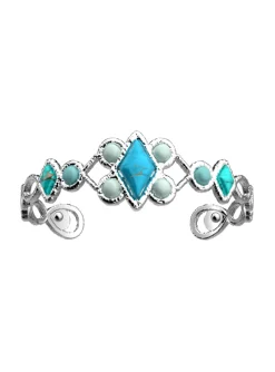 Bracelet jonc Les Georgettes ROSACE 14MM