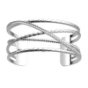 Bracelet jonc Les Georgettes Swing argenté 25mm_x005f_x000D_Collection Les Créatives