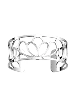 Bracelet jonc Les Georgettes collection flora_x005f_x000D_25 mm argenté