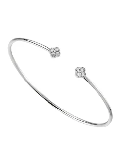 Bracelet jonc ouvert Agatha Beloved argent
