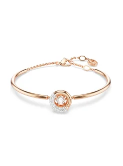 Bracelet jonc Swarovski Dextera rosé
