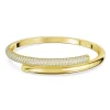 Bracelet jonc Swarovski Dextera doré M