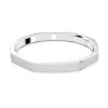 Bracelet Jonc Swarovski Dextera argenté_x005f_x000D_Taille M
