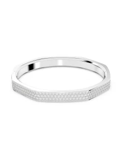 Bracelet Jonc Swarovski Dextera argenté_x005f_x000D_Taille M