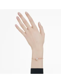 Bracelet jonc Swarovski Dextera rosé