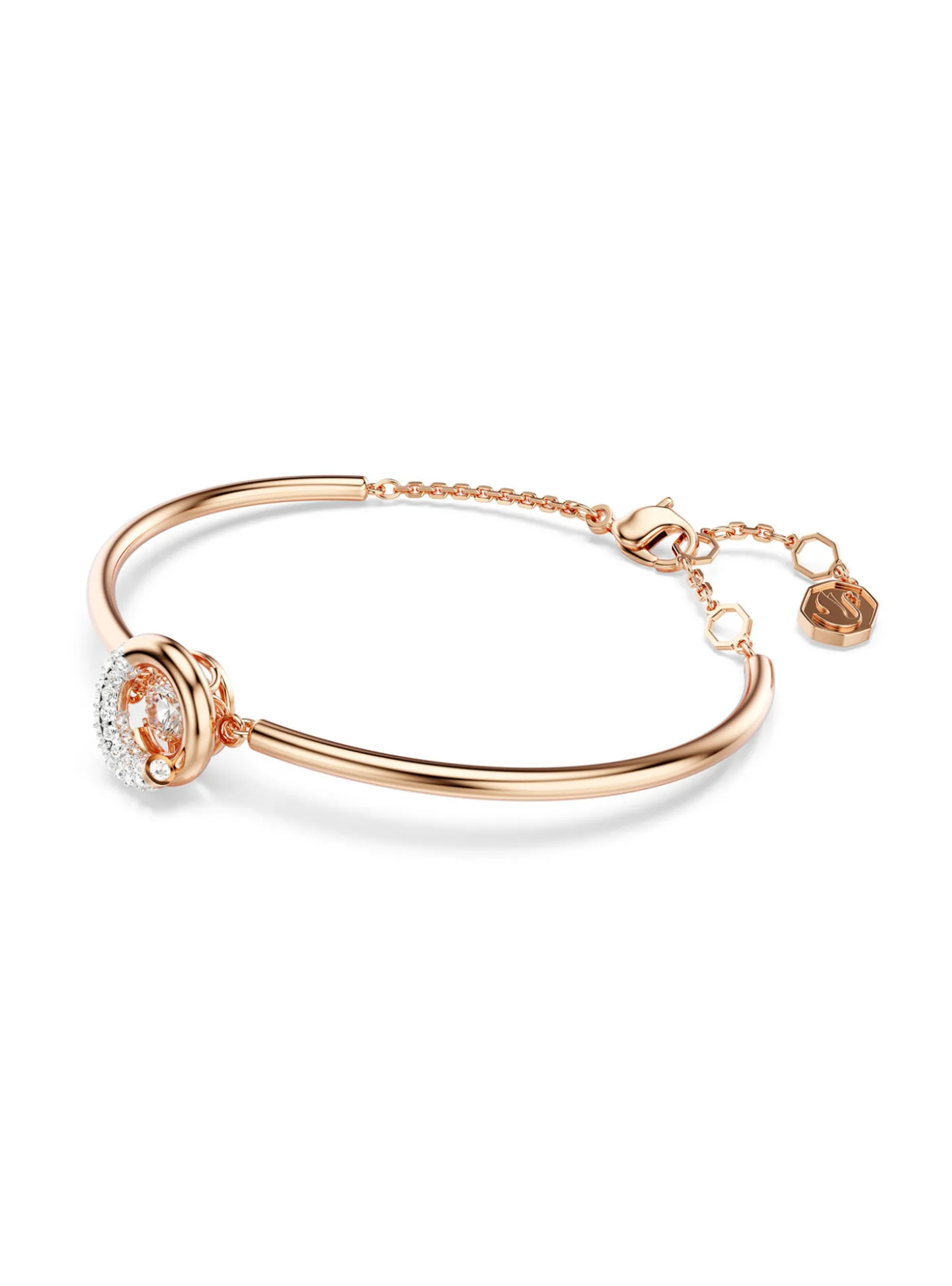 Bracelet jonc Swarovski Dextera rosé
