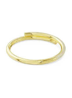 Bracelet jonc Swarovski Dextera doré M