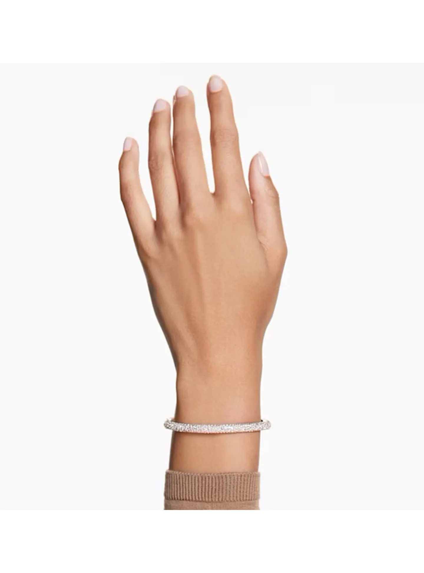 Bracelet jonc Swarovski Meteora rosé M