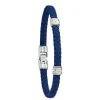 Bracelet Jourdan Hudson tressé acier et or