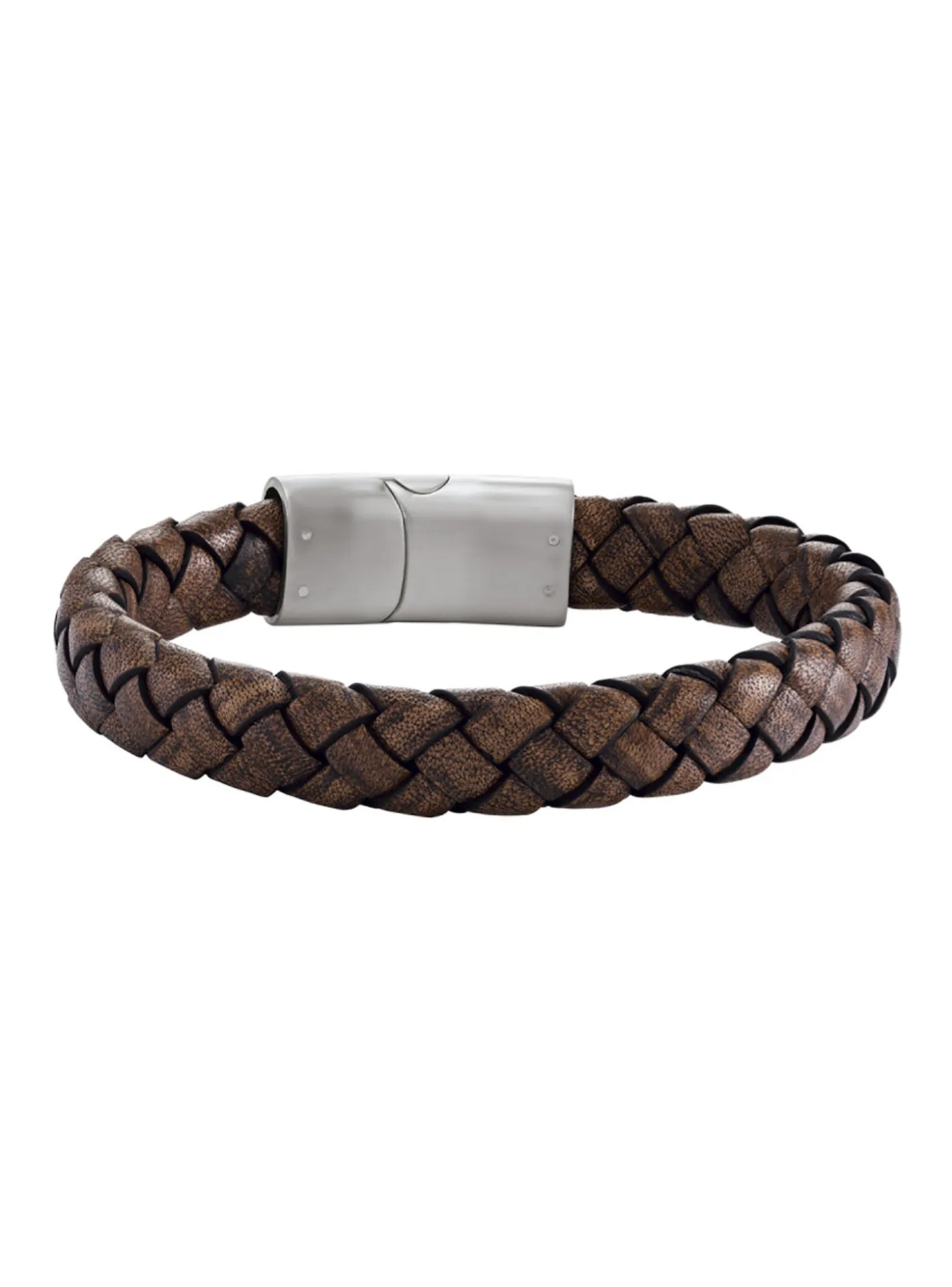 Bracelet Jourdan Leto tressé marron