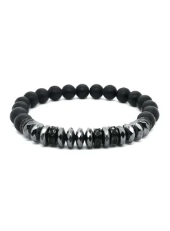 Bracelet Lauren Steven perles noires