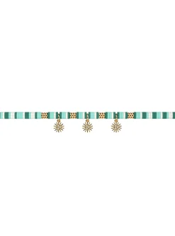 Bracelet Les Cadettes Baya perles bleues/vertes