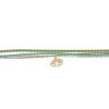 Bracelet Les Cadettes Mia perles turquoises oeil