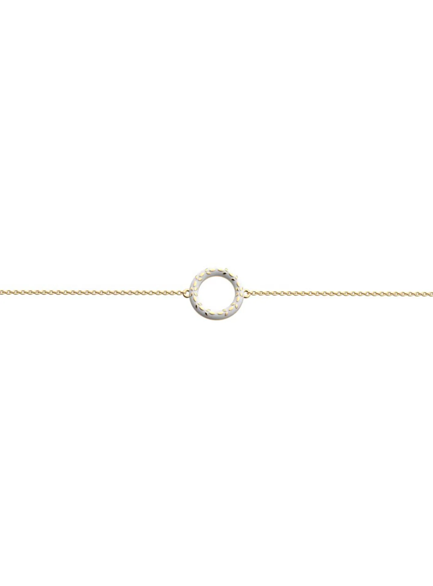 Bracelet Les Cadettes Poème laque blanc nacre
