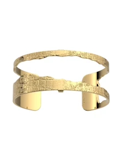 Bracelet Les Georgettes Caïman doré 25mm
